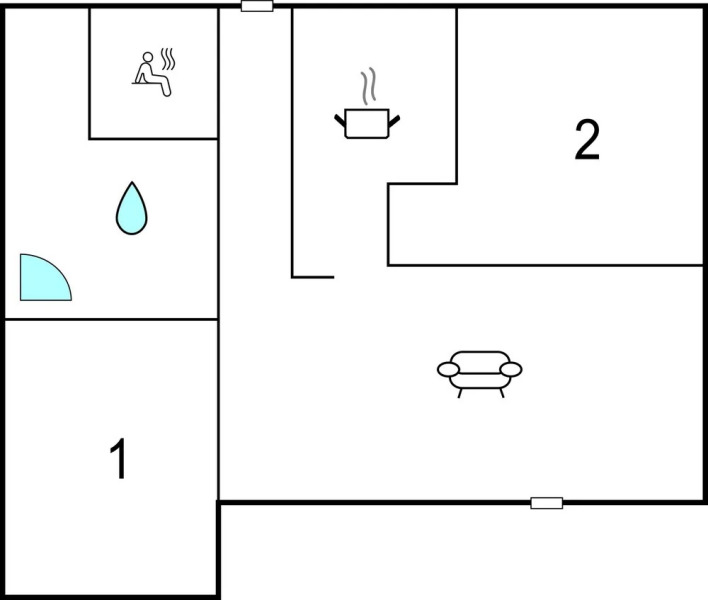 Amazing Home in Rechlin With 2 Bedrooms, Sauna and Wifi