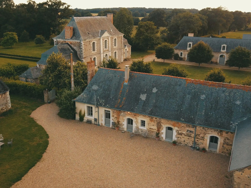 Holiday Home in Saint-Laurent-des-Mortiers with Garden