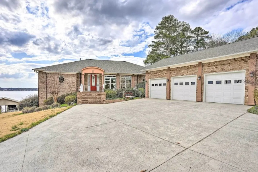 Lakefront House w/ Game Room, Deck & Views!