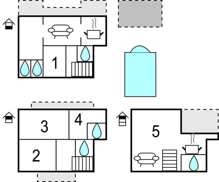 Stunning Home in Perci With Wifi and 5 Bedrooms