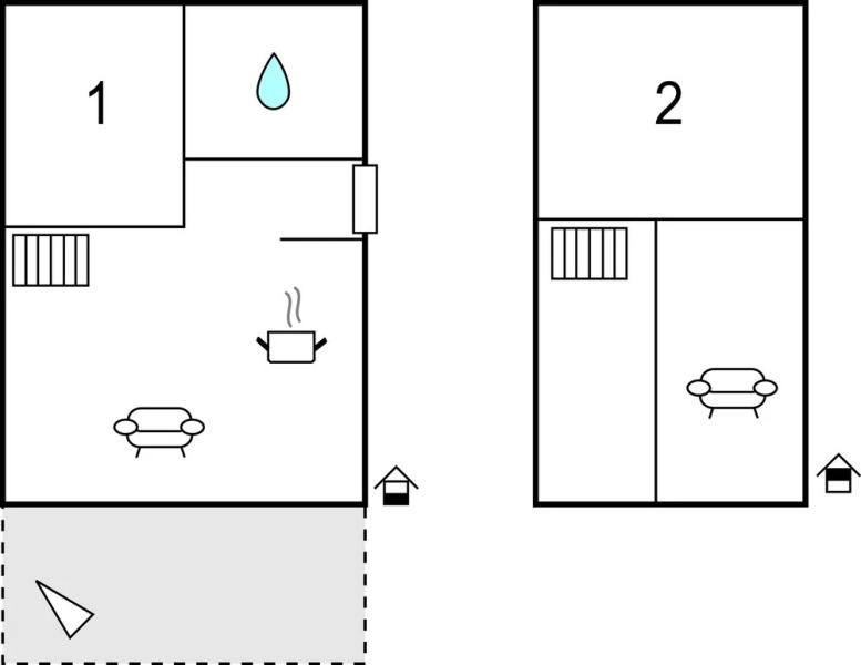 Awesome Home in Zerpenschleuse With 2 Bedrooms, Wifi and Sauna
