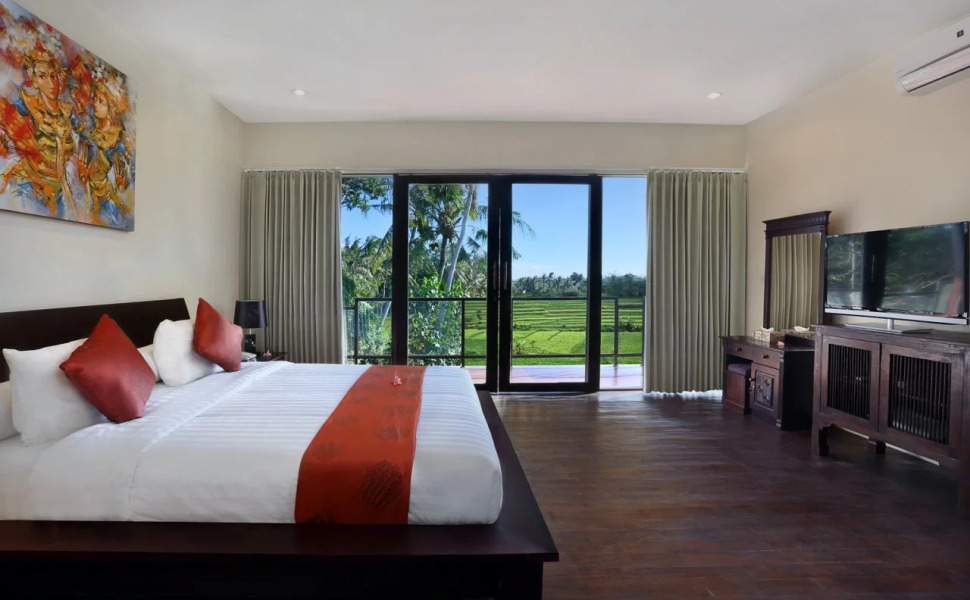 Askara Villa Rice Field View