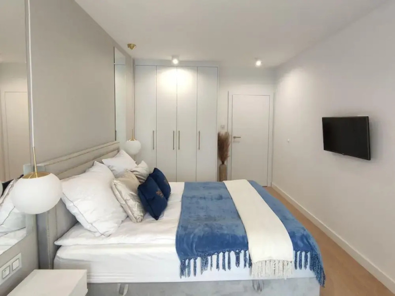 A Comfortable Apartment With a Swimming Pool and Sauna in Dziwnow for 4 People