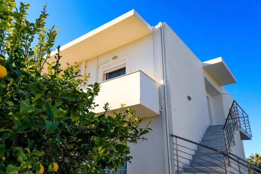 House With 3 Bedrooms in Stavros, Crete, With Wonderful sea View, Encl