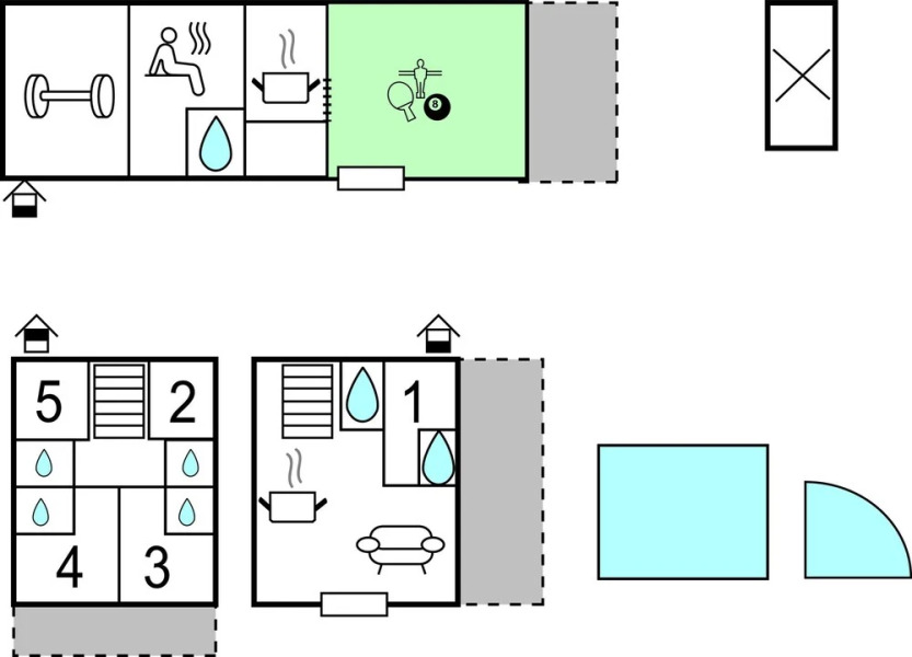 Amazing Home in Siveric with Hot Tub, Sauna & WiFi