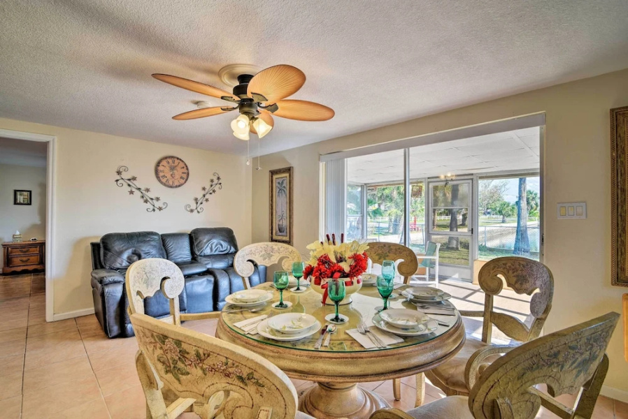 Walk to Gulf: Home w/ Boat Dock in Hudson!