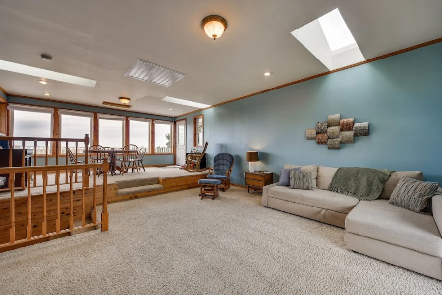 New Listing! Stone W/ Private Beach Path 6 Bedroom Home