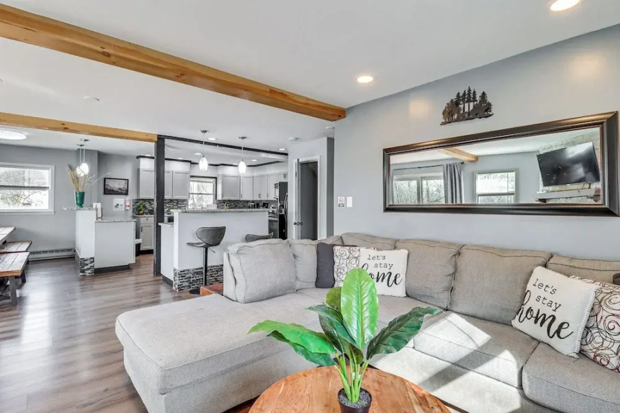 Fire Pit + Game Room: Spacious Poconos Retreat!