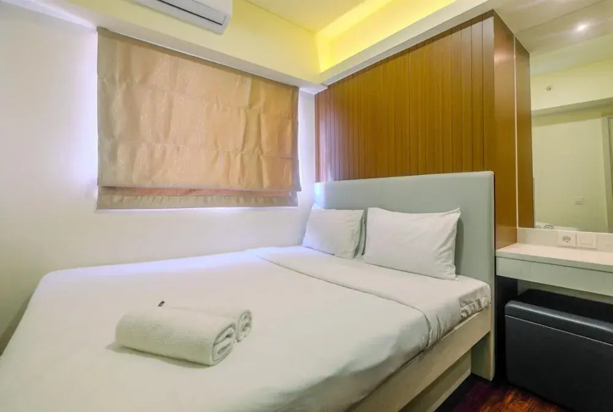 New Furnished and Minimalist 2BR + 1 Office Room at Meikarta Apartment