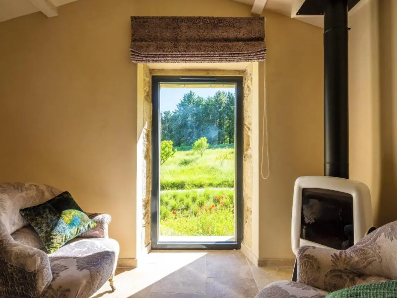 Appartement d'une chambre avec piscine partagee jardin clos et wifi a Forcalquier