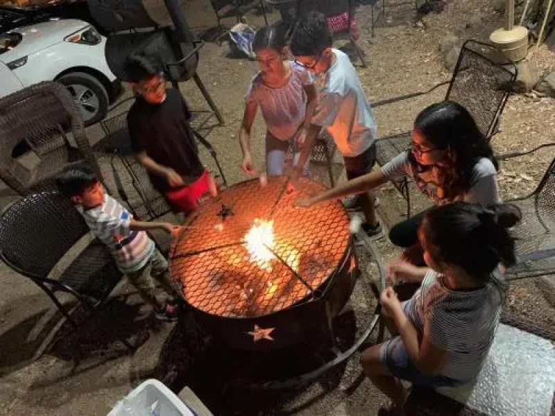 the Guadalupe - Tipi 3 Painted Pony - Campsite