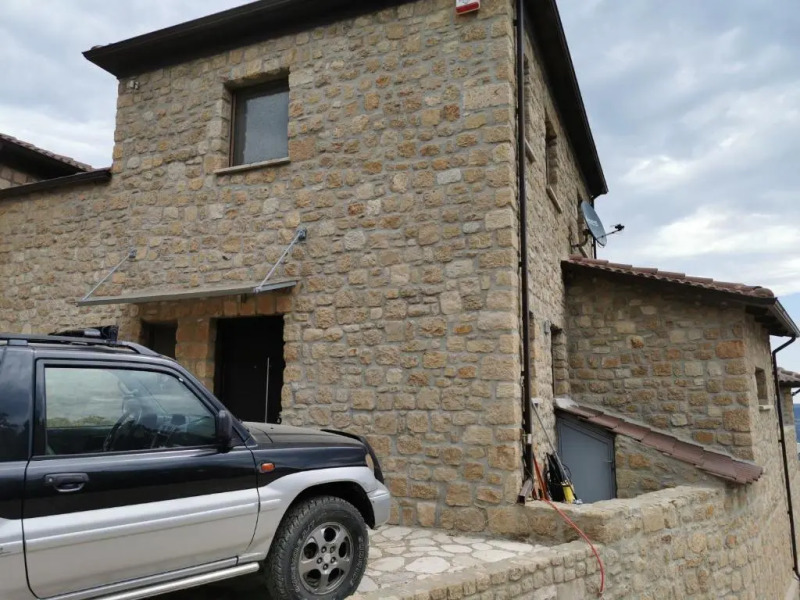 Mountain stone villa, sea & mountain view at 1150m