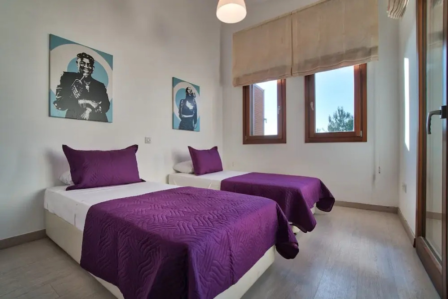 Beautiful 2 Bedroom Villa Proteus HG29 with private pool and pretty golf course views, Short walk to resort village square on Aphrodite Hills