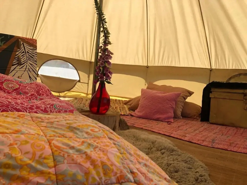 Foxglove Bell Tent in The Broads National Park