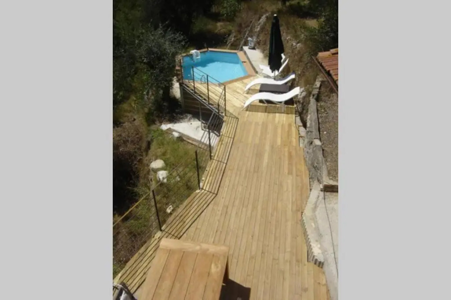 beautiful cottage with pool: 8 pers