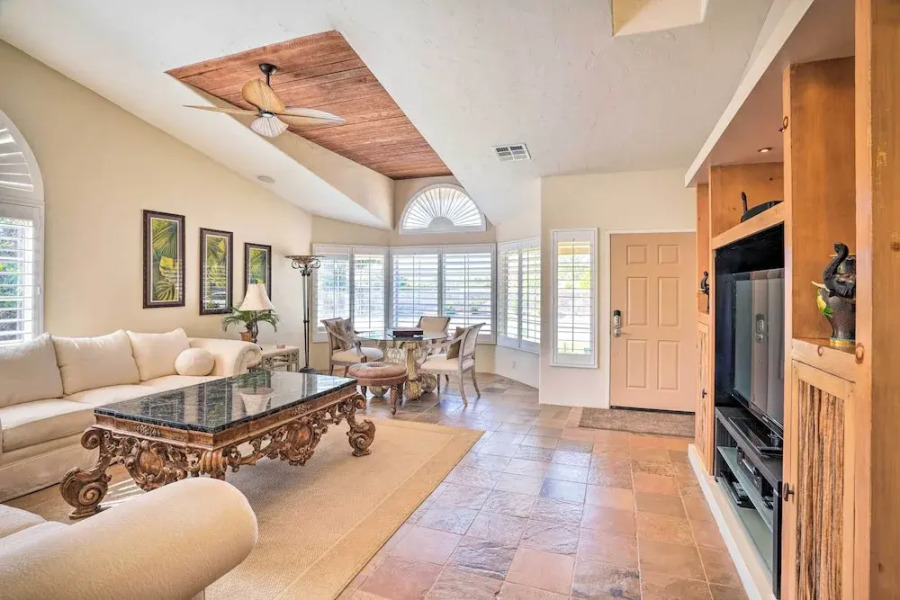 Indian Wells Oasis w/ Pool: Walk to Tennis Garden!