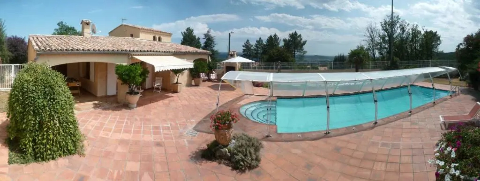 Villa Lazuel, piscine privative chauffée, vue panoramique et jardin clos