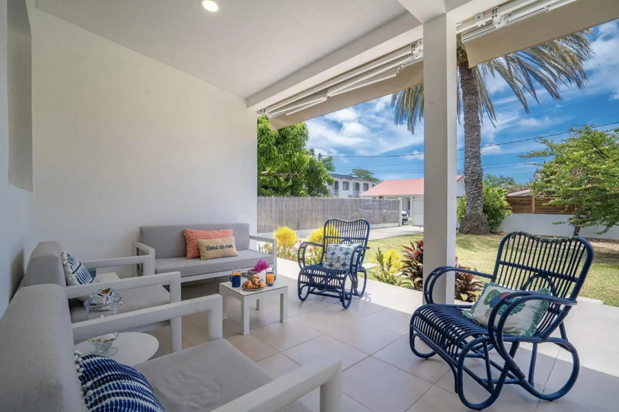 Villa Bel'Amandier : 3ch, bac à punch à 2min à pied de la plage