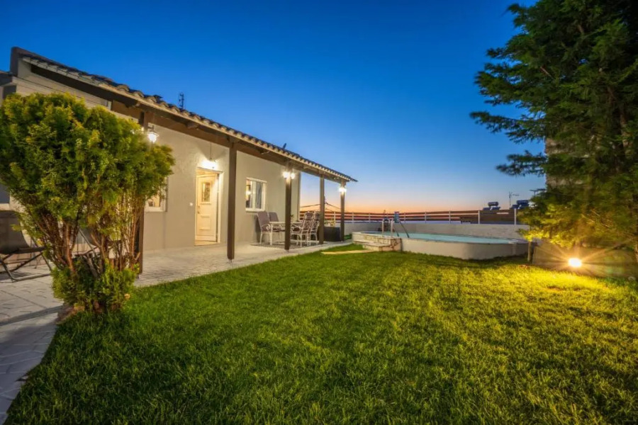 Fontana Luxury Villa Salakos With Pool Near Beach