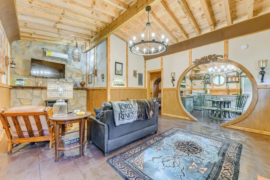 Hobbit-themed House on 6 Acres in Cosby