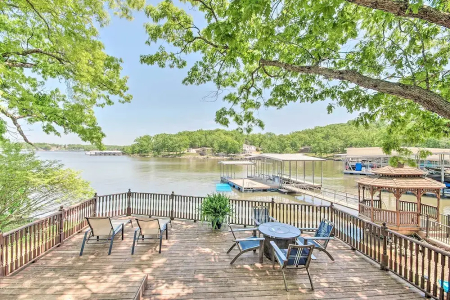 Private Dock: Home on Lake of the Ozarks