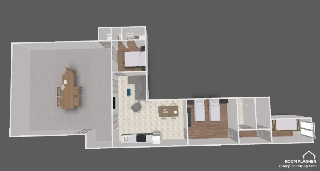 Appartement terrasse vue lac