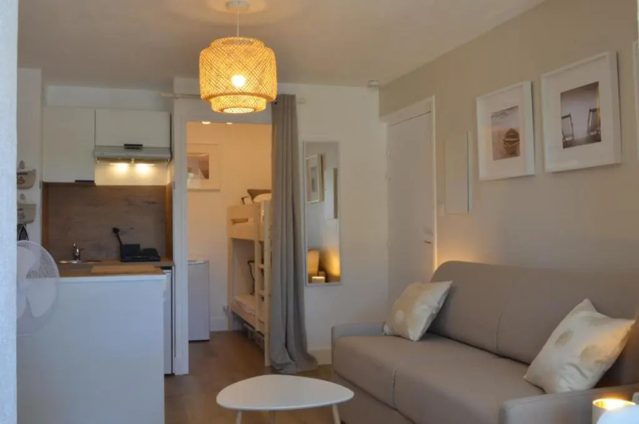 Studio Merbleuesoleil classé 3 étoiles 4 pers Bord de mer