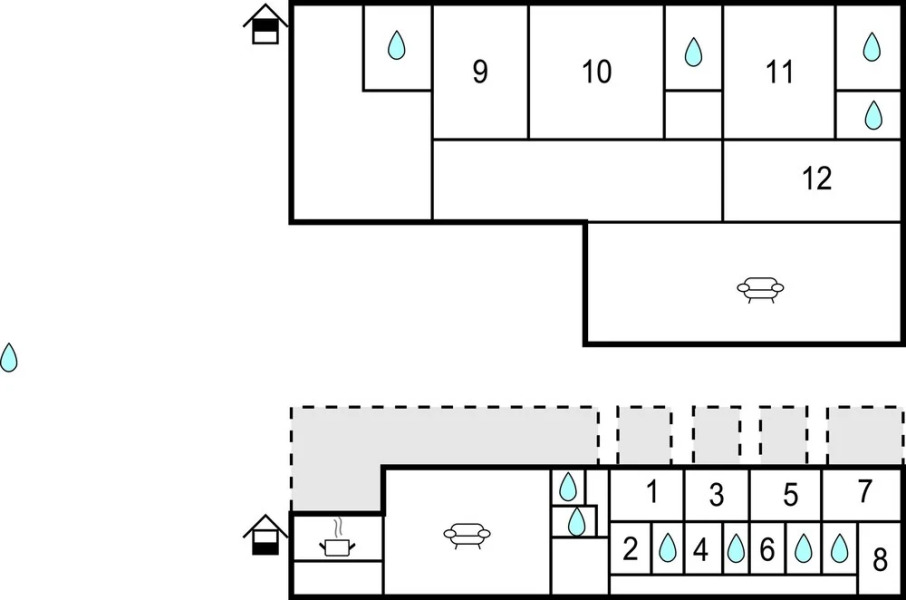 Amazing Home in De Haan With 12 Bedrooms and Wifi