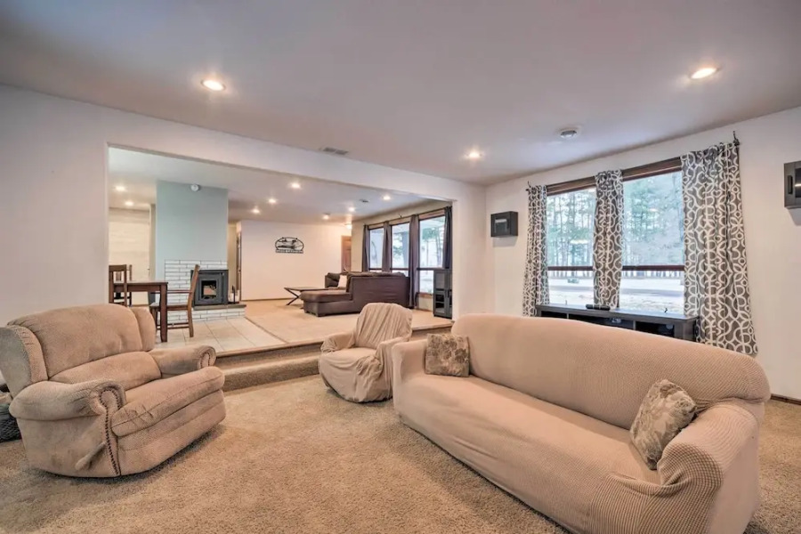 Lakefront Chetek Haven: Dock, Screened Gazebo