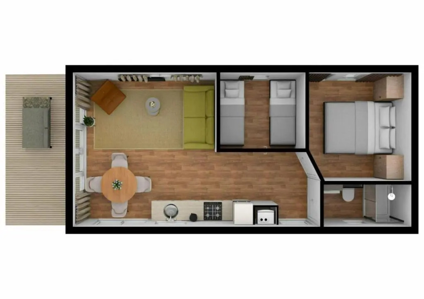 River lodge 4 persons - New in 2020