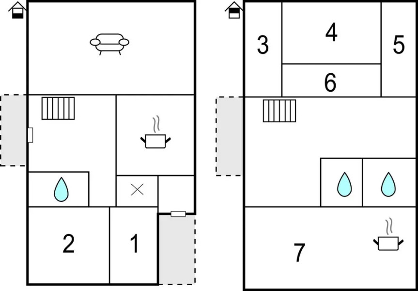 Awesome Home in Holsbybrunn With 7 Bedrooms and Wifi