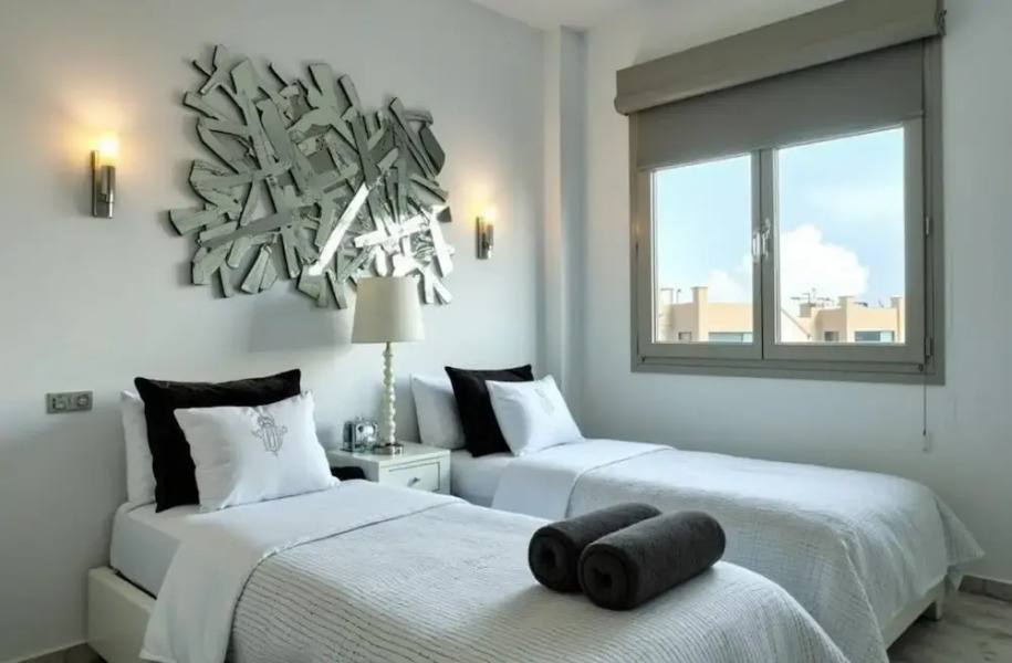 Eivissa Beachfront Gem - Modern 2BR Apartment