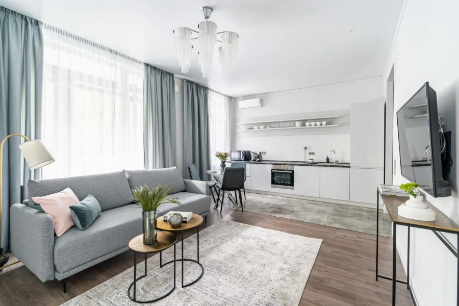 Апартаменты Очарование залива в ЖК Русские сезоны