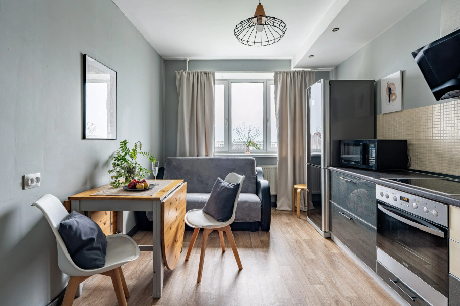 Квартира Sunrise у метро Satin home