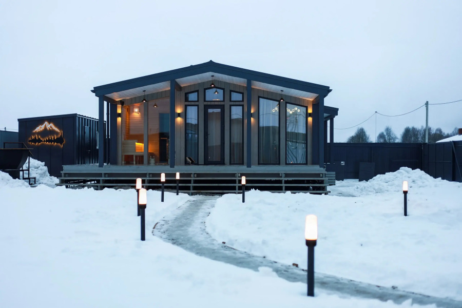 Частный дом BarnHouse с сауной рядом с Сорочанами