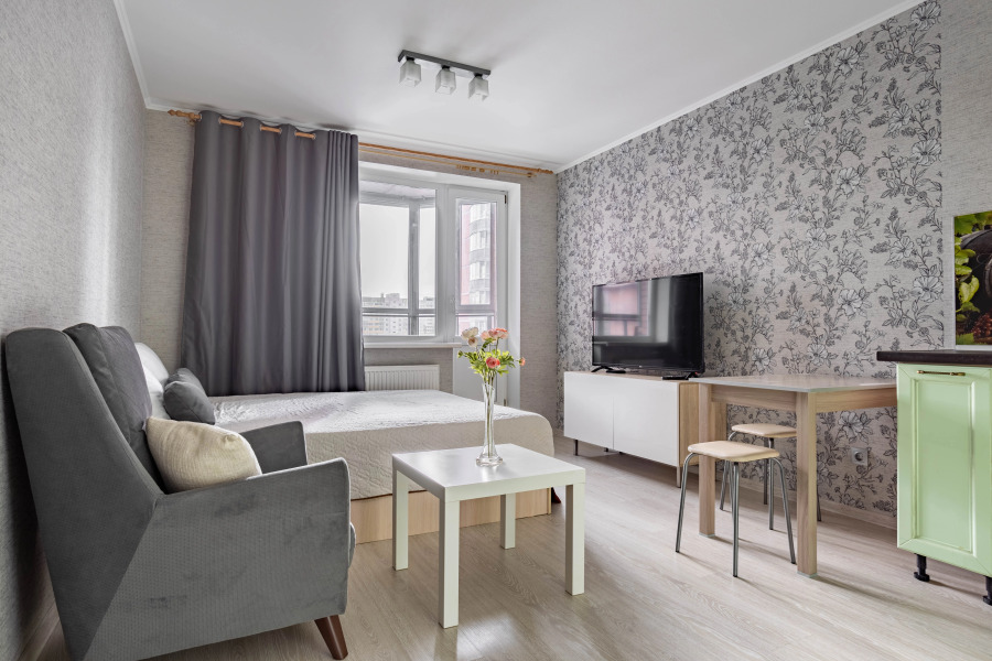 Квартира Студия Nevabed в Металлострое На Садовой