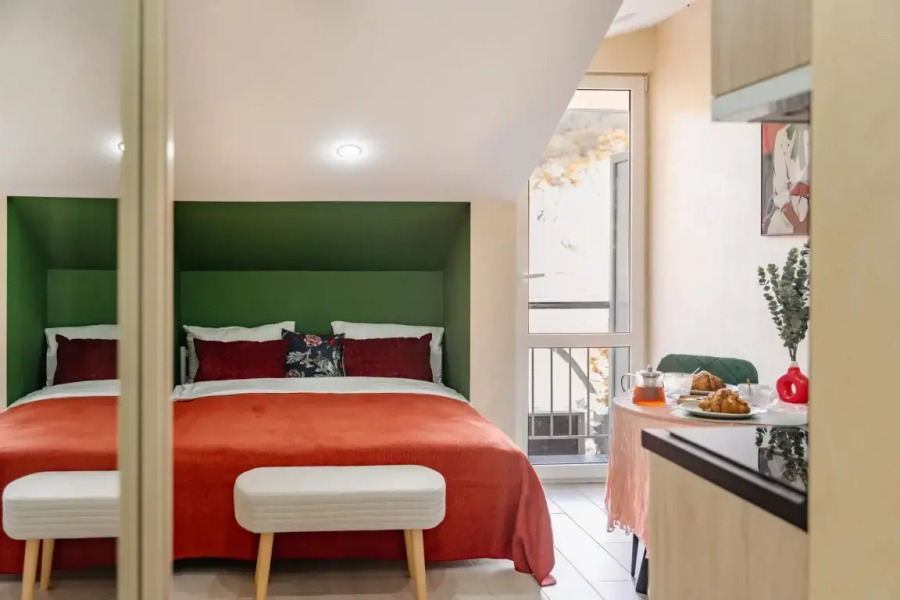 Апартаменты Мини Студия с бассейном