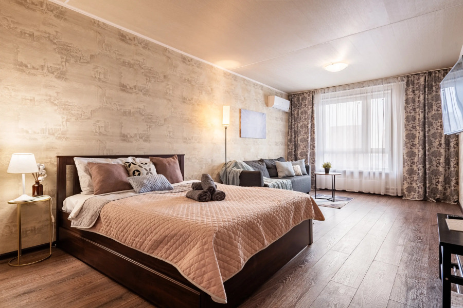 Квартира Просторная Natali на Метро Аннино