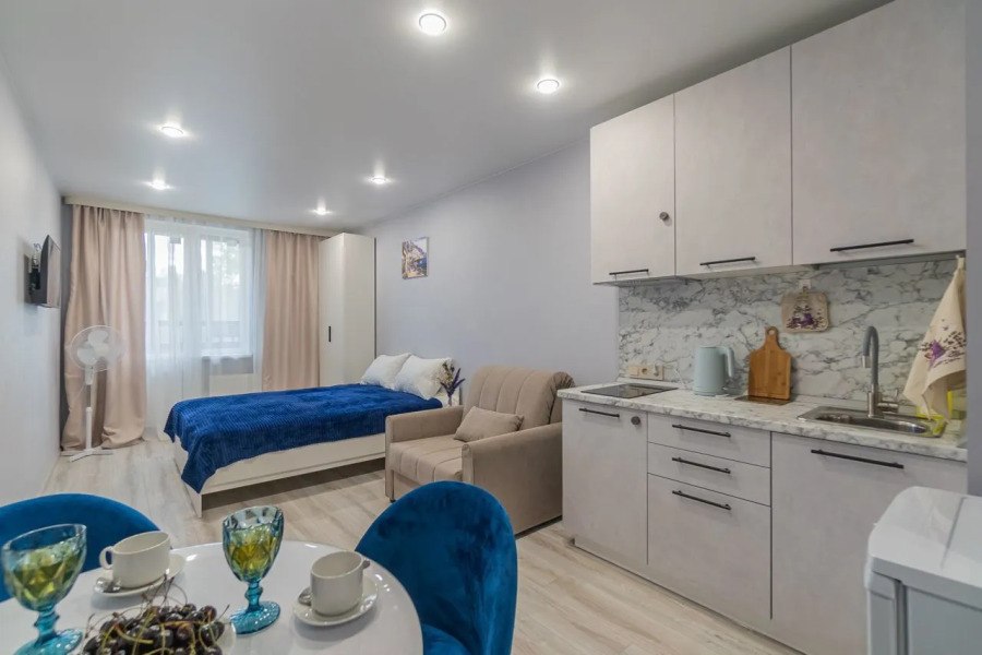 Апартаменты Однокомнатные Трехместные на Михайловская 51