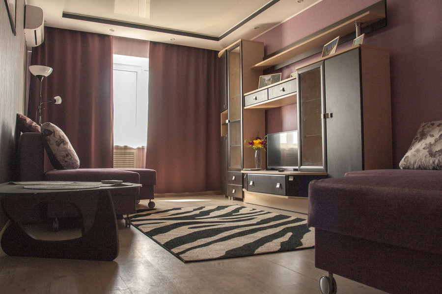 Апартаменты 2-комнатные с 1 спальней №1