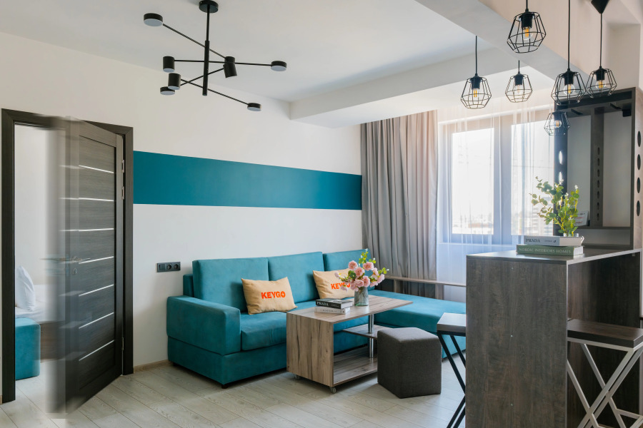 Апартаменты 1BR/Urban Oasis/City Heart/Self check-in/Keygo 45