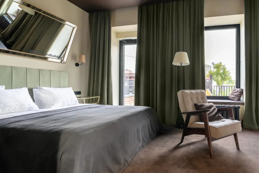 Апартаменты Room Comfort plus Terrace в Nikolaev Building