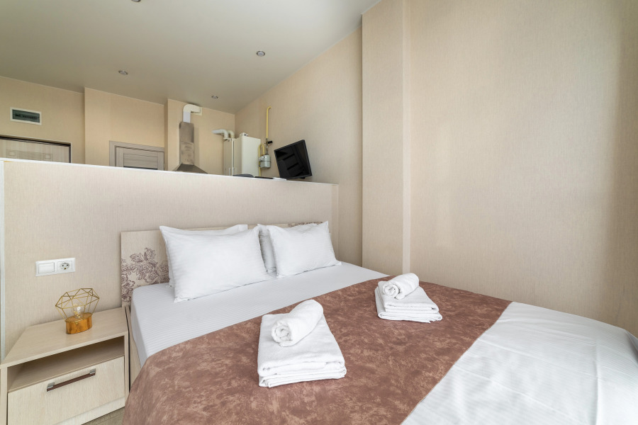 Квартира Комфортная студия на 5м этаже с видом на горы