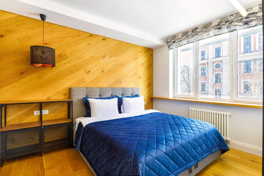 Квартира однокомнатная Good Karma недалеко от крейсера Аврора