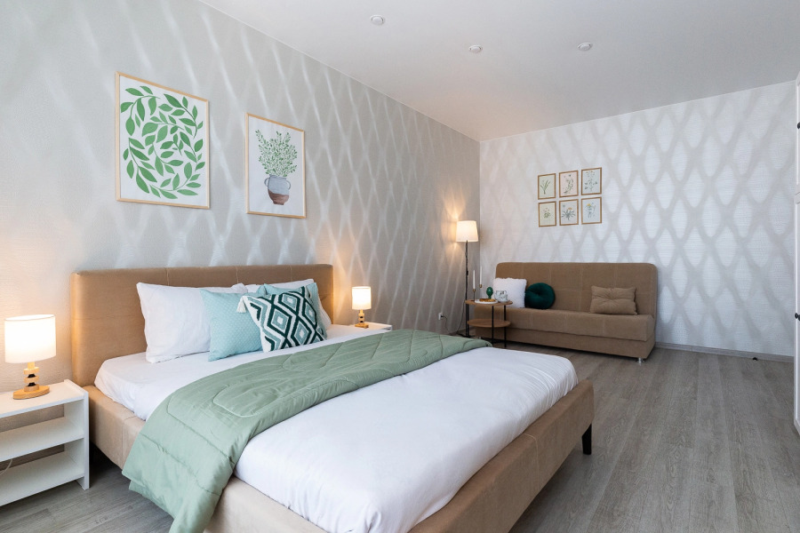 Квартира SleepNSK Просторная двухкомнатная около Аквапарка