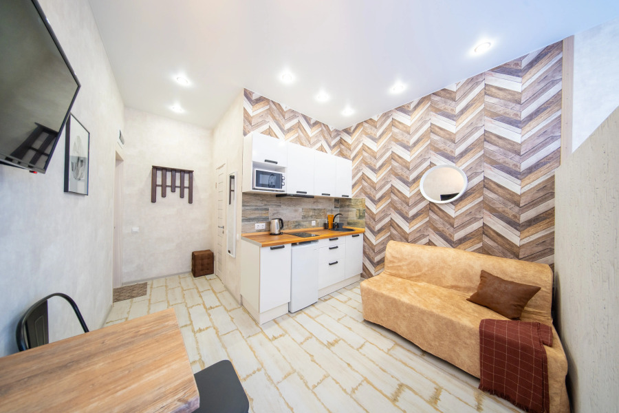 Апартаменты Студия 10 минут от моря пешком