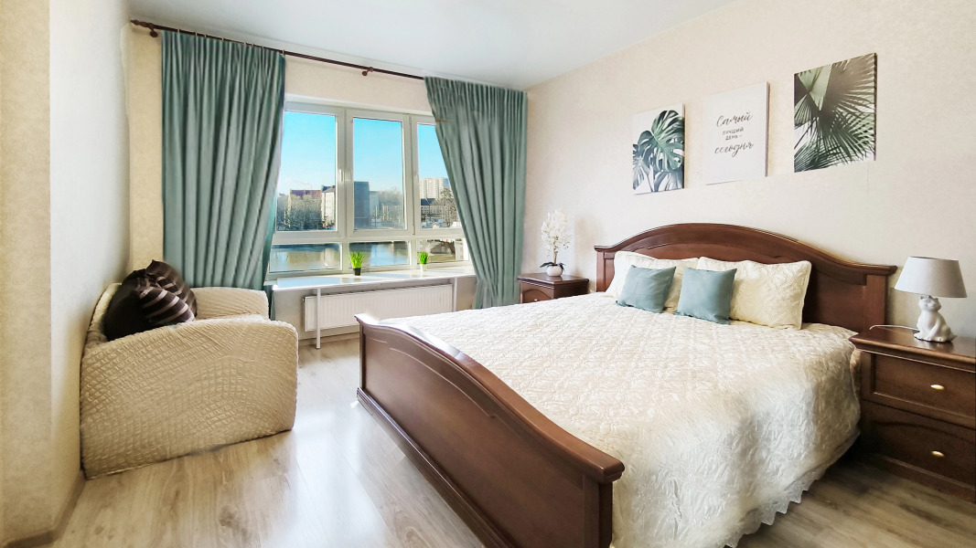 Апартаменты Рыбная Деревня Вид на Реку Между Двух Мостов