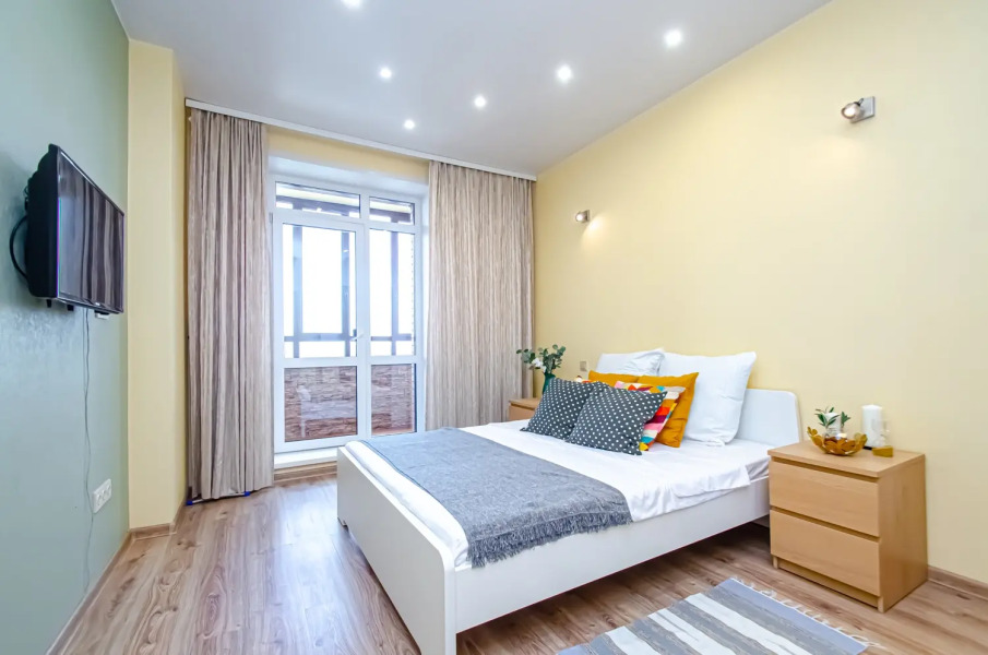 Квартира Комфортная 2к Andora в центре на 21 этаже ЖК Державинский квартал