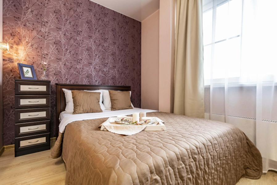 Квартира 1-комнатные BeGuest возле метро Ботаническая для 4х гостей