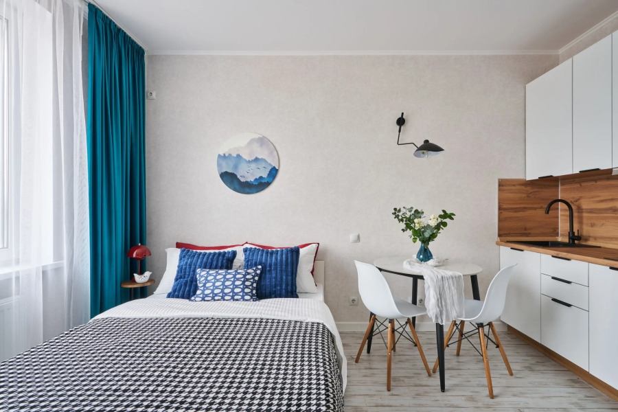 Апартаменты Уютная студия у метро Рассказовка